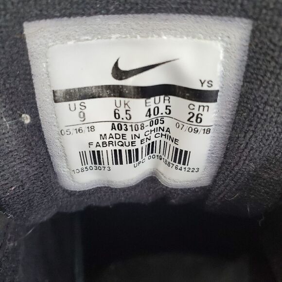 Nike Women's M2K Tekno AO3108-005 Black Running Shoes Size 9 - Picture 8 of 10